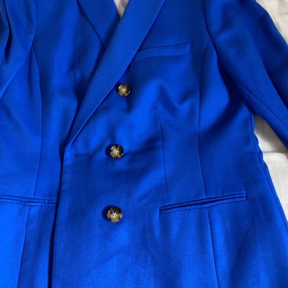 Talbots double-breasted suit jacket, size 14. - Picture 7 of 12